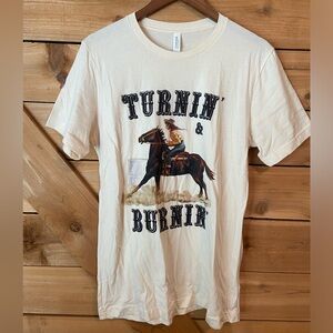 Bella Canvas Ivory Short Sleeve Graphic Barrel Racer Tee